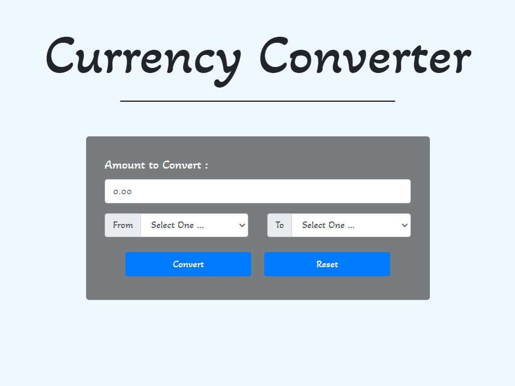 Currency Converter